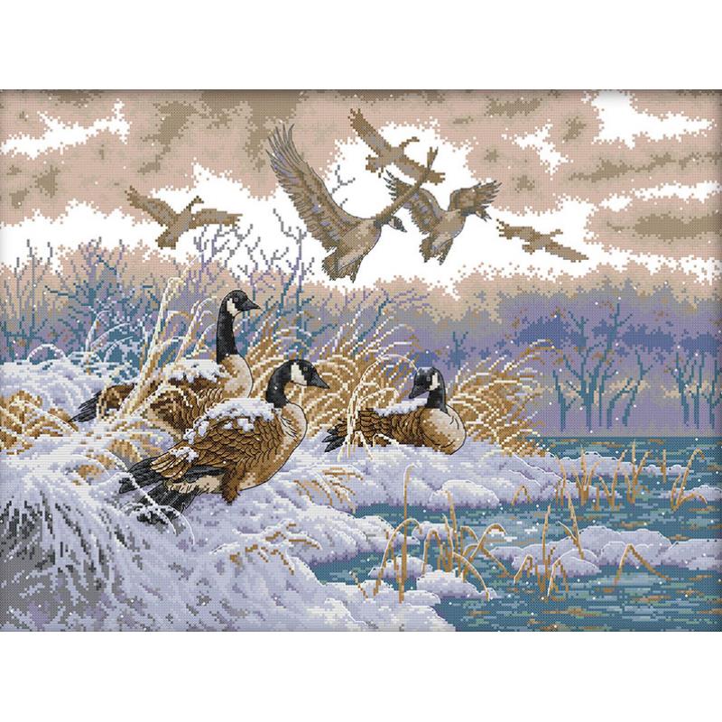 Winter Clothing Pinterest - Winter Birds NKF Animal Patterns Cross
