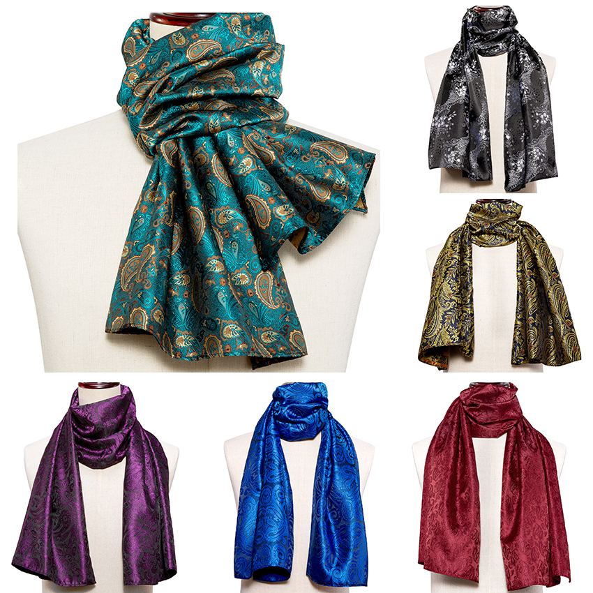 Winter Wear Clothes - New Fashion Men Scarf Green Jacquard