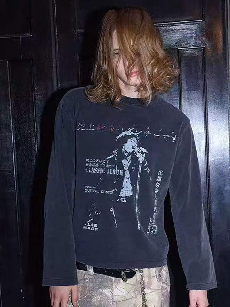 Winter Clothes Shop - Hip Hop Vintage 2000s Casual Letter