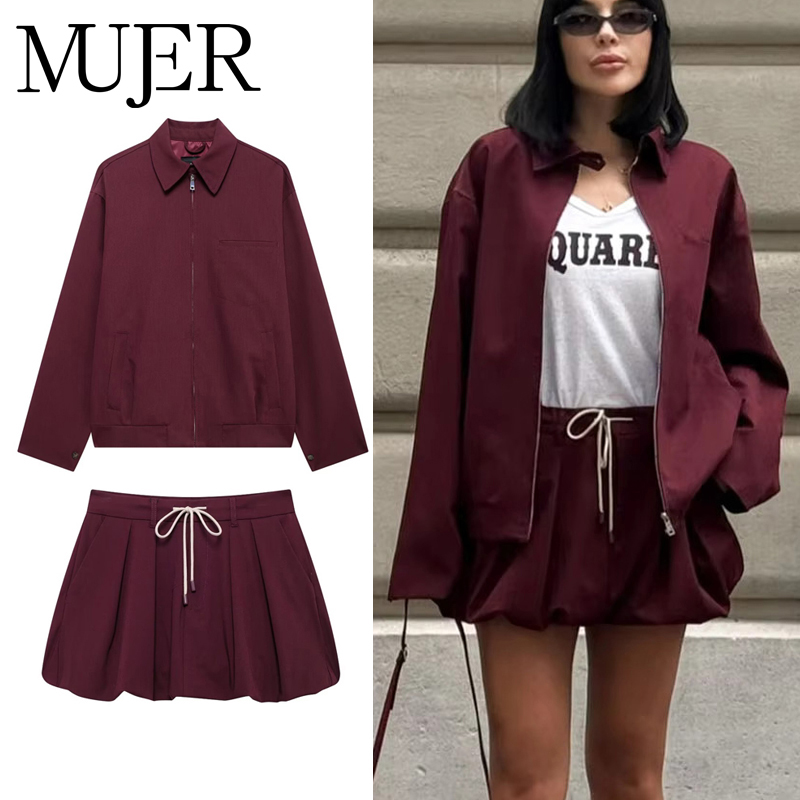 Winter Clothing Design - MUJER 2025 Balloon Skirt Sets for