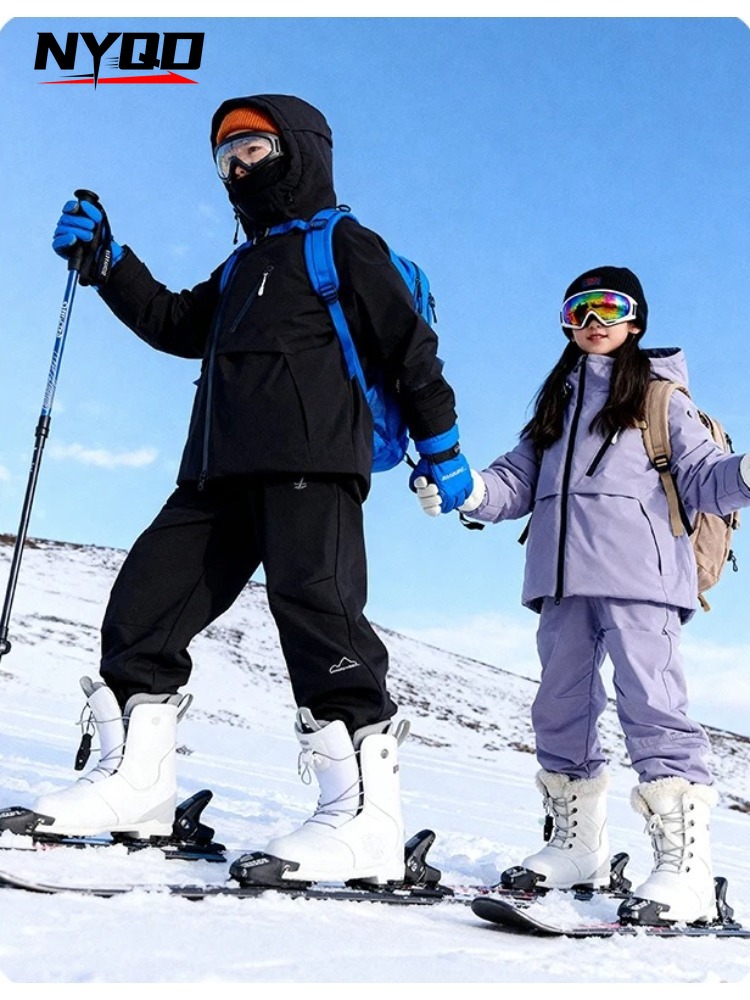 Winter Clothing For Boys - Children's Skiing Wear Top+Bottom Winter Boys