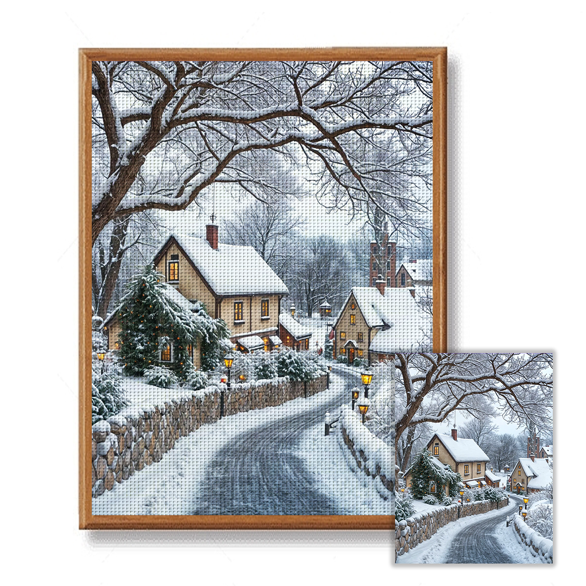 Winter Clothing Pinterest - ZUOANLF DIY Cross Stitch Kit 30x40cm