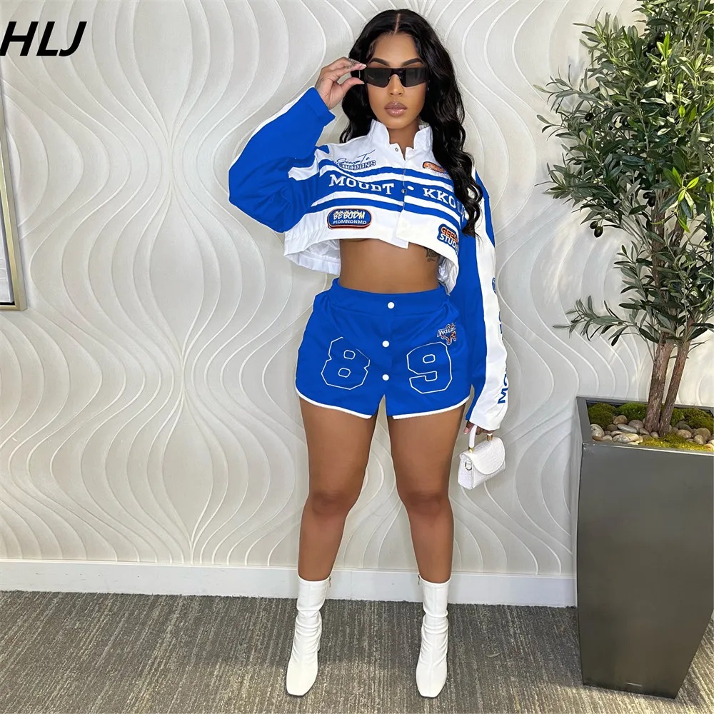 HLJ Letter Print Two Piece Out - Winter Clothing Design ulasan dan harga