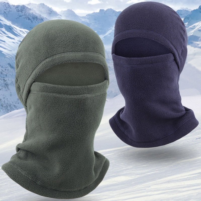 1/14Pcs Full Face Mask New Win - Fleece Hoodie Lined ulasan dan harga