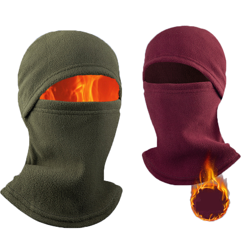 1/14Pcs Full Face Mask New Win - Fleece Hoodie Lined ulasan dan harga