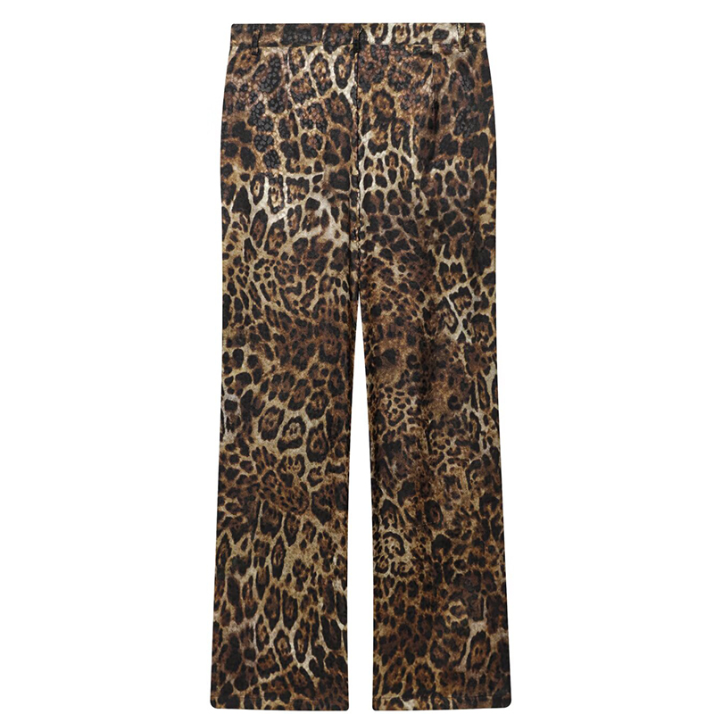 HXAO Leopard Pants Sets 2 Piec - Winter Clothing Vintage ulasan dan harga