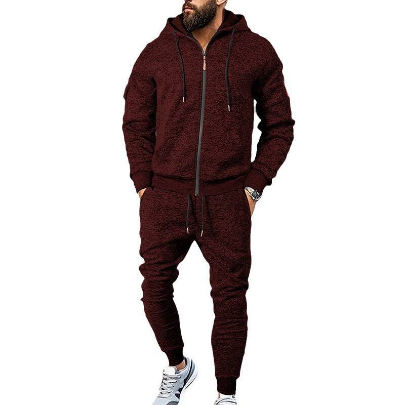 Men's Fleece Lined Hooded Zipp - Winter Clothing For ulasan dan harga