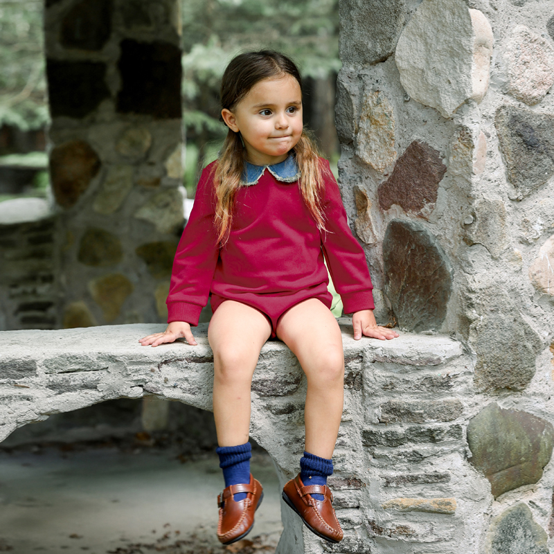 Ali Plus Aw25 Denim Collar Swe - Winter Clothing For Boys ulasan dan harga