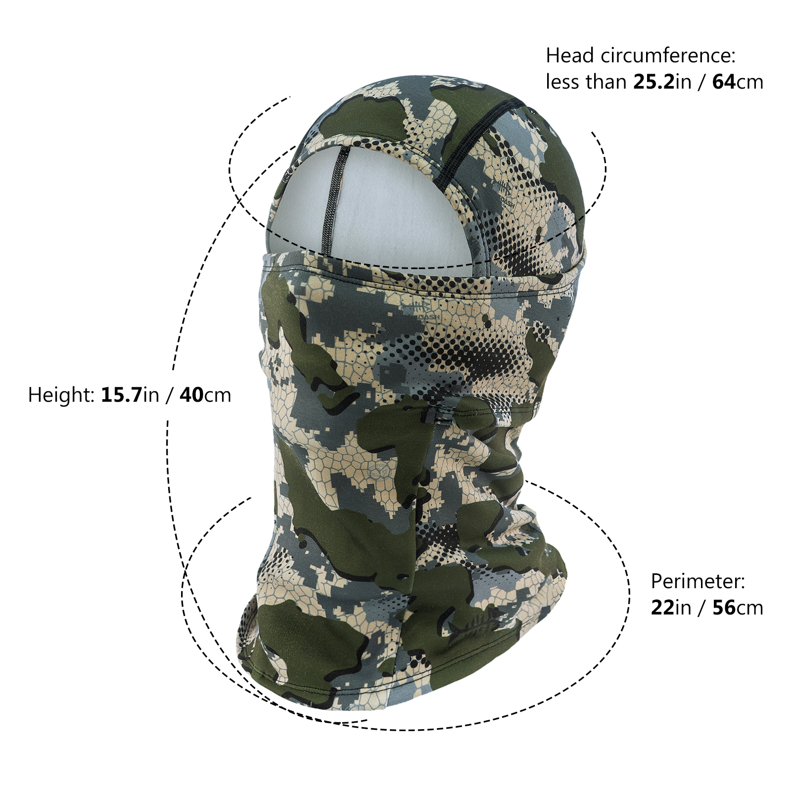 Bassdash Men Women Ninja Hood  - Fleece Hoodie Lined ulasan dan harga