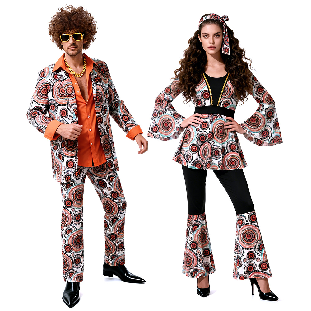 7080S Hippie Couples Costume D - Winter Clothing Manufacturers ulasan dan harga