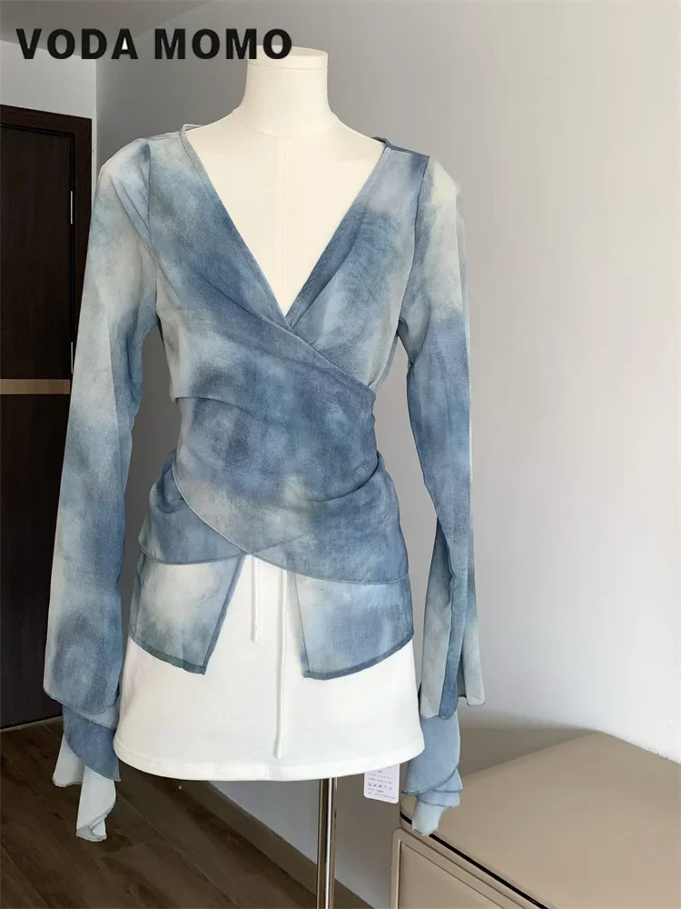 Vintage V-Neck Summer Elegant  - Winter Clothing Vintage ulasan dan harga