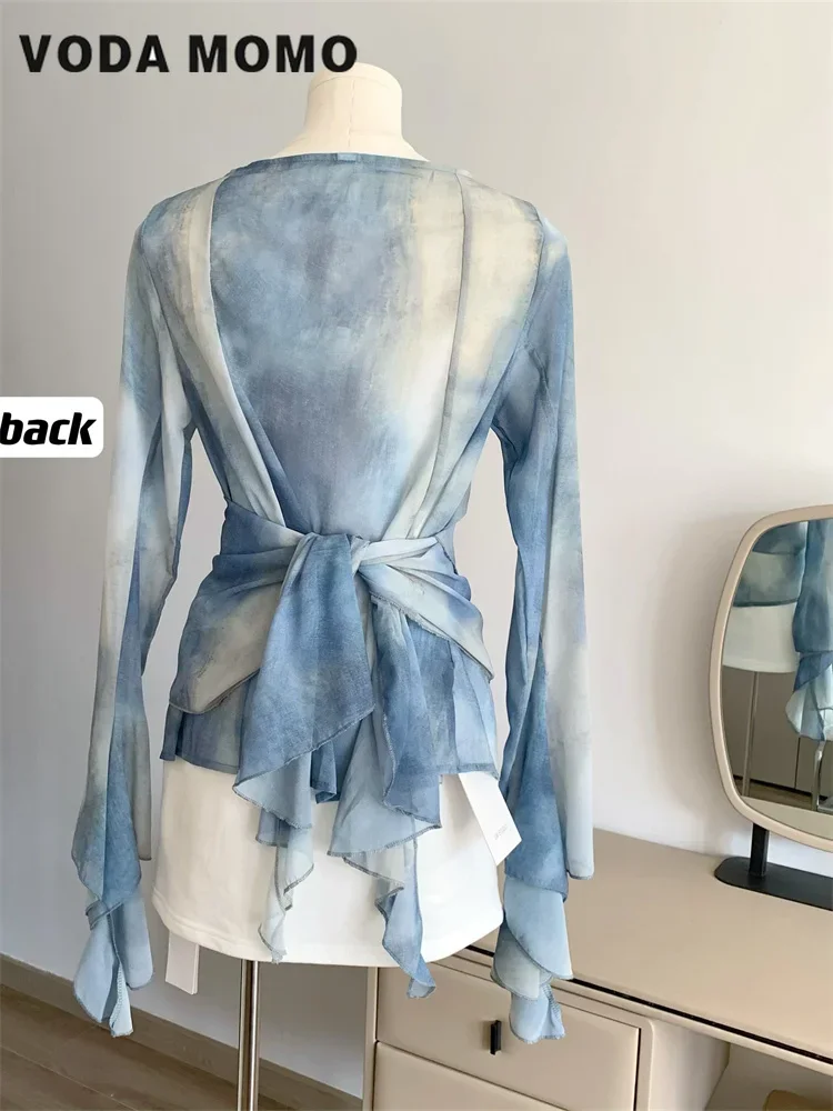 Vintage V-Neck Summer Elegant  - Winter Clothing Vintage ulasan dan harga