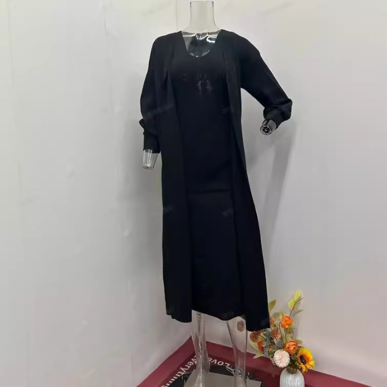 Women Knitted Dress Suit Cardi - Winter Wear Clothes ulasan dan harga