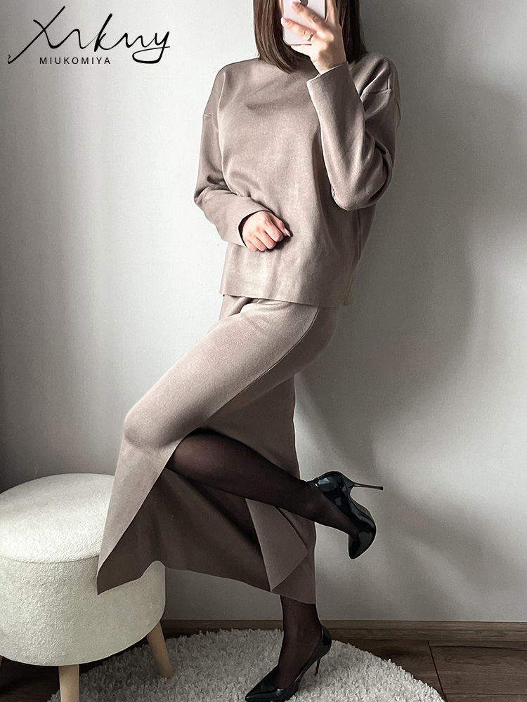 Purple Women Two Piece Set Bod - Winter Wear Clothes ulasan dan harga