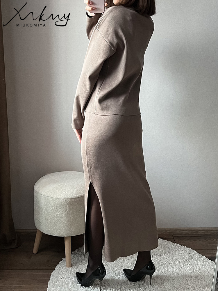 Purple Women Two Piece Set Bod - Winter Wear Clothes ulasan dan harga