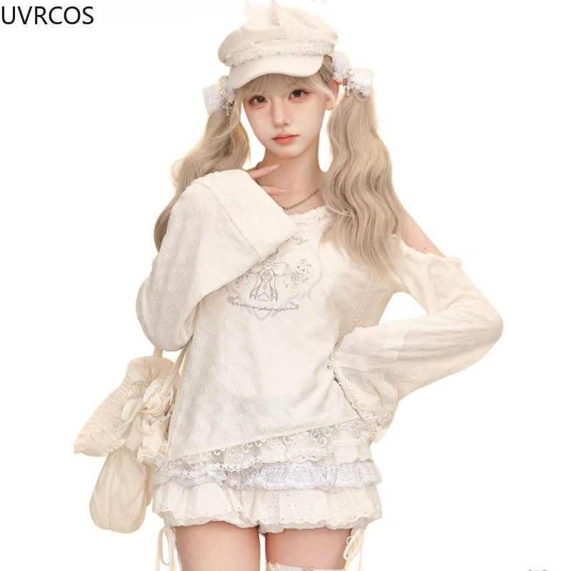 Kawaii Sweet Lolita Style Skir - Winter Wear Clothes ulasan dan harga