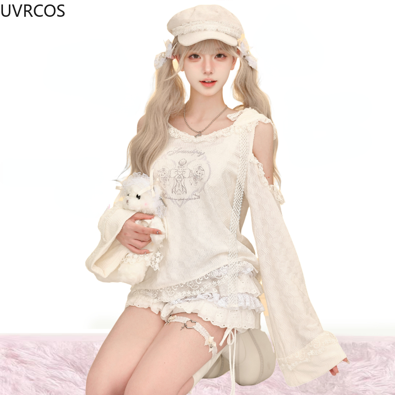 Kawaii Sweet Lolita Style Skir - Winter Wear Clothes ulasan dan harga