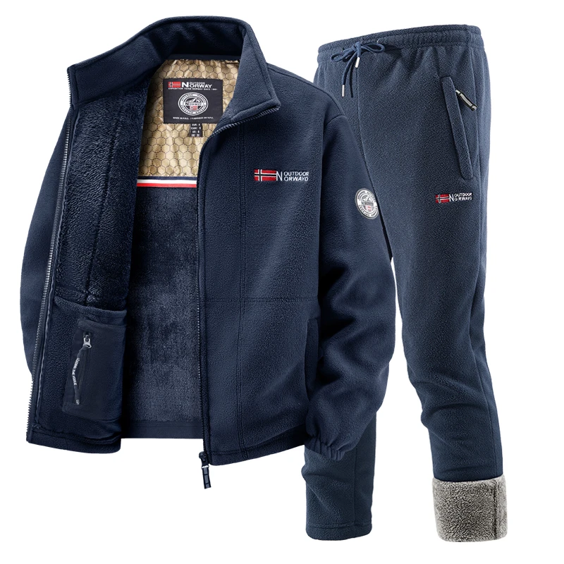 Mens Winter Fleece Tracksuit S - Winter Clothing For ulasan dan harga