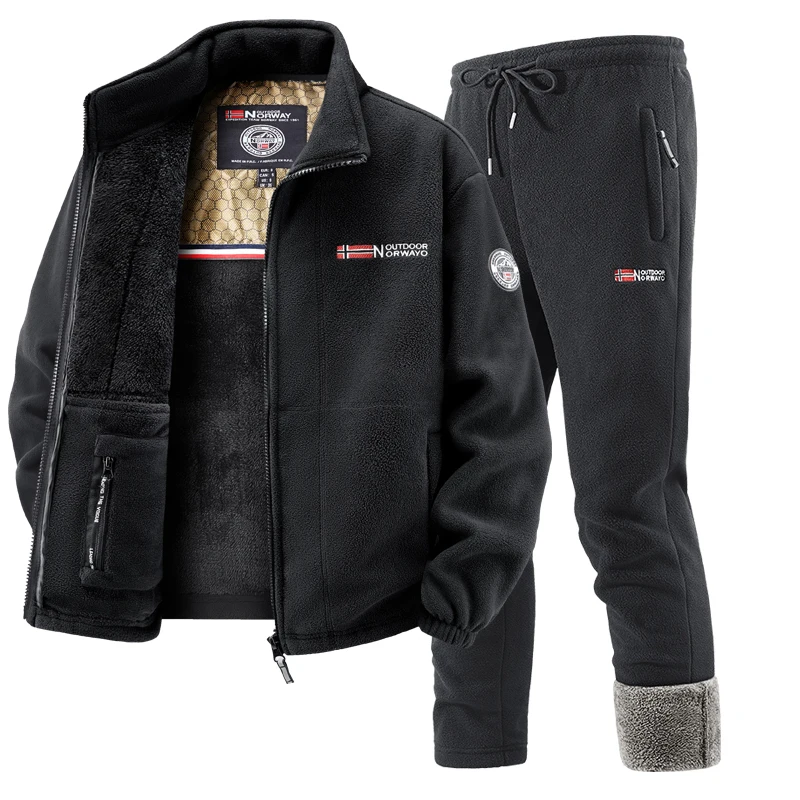 Mens Winter Fleece Tracksuit S - Winter Clothing For ulasan dan harga