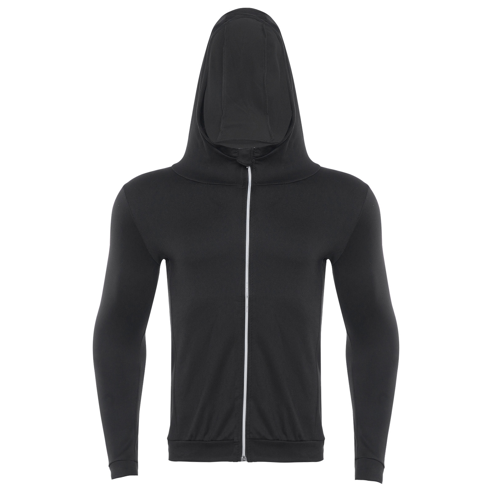 Men Thin Fleece-lined Hooded S - Fleece Hoodie Lined ulasan dan harga