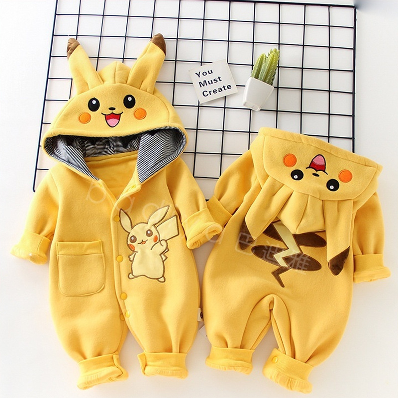 New Cute Cartoon Pokemon Pikac - Winter Clothing For Toddlers ulasan dan harga