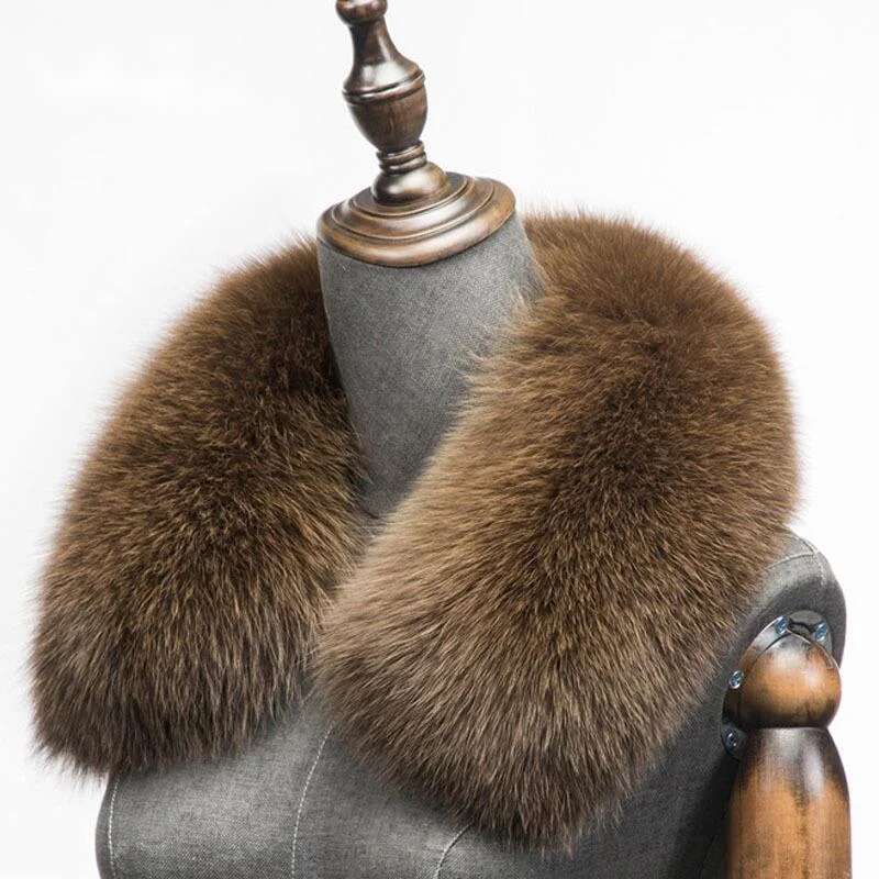 Winter Natural Fox Fur Scarf S - Winter Clothing Items ulasan dan harga