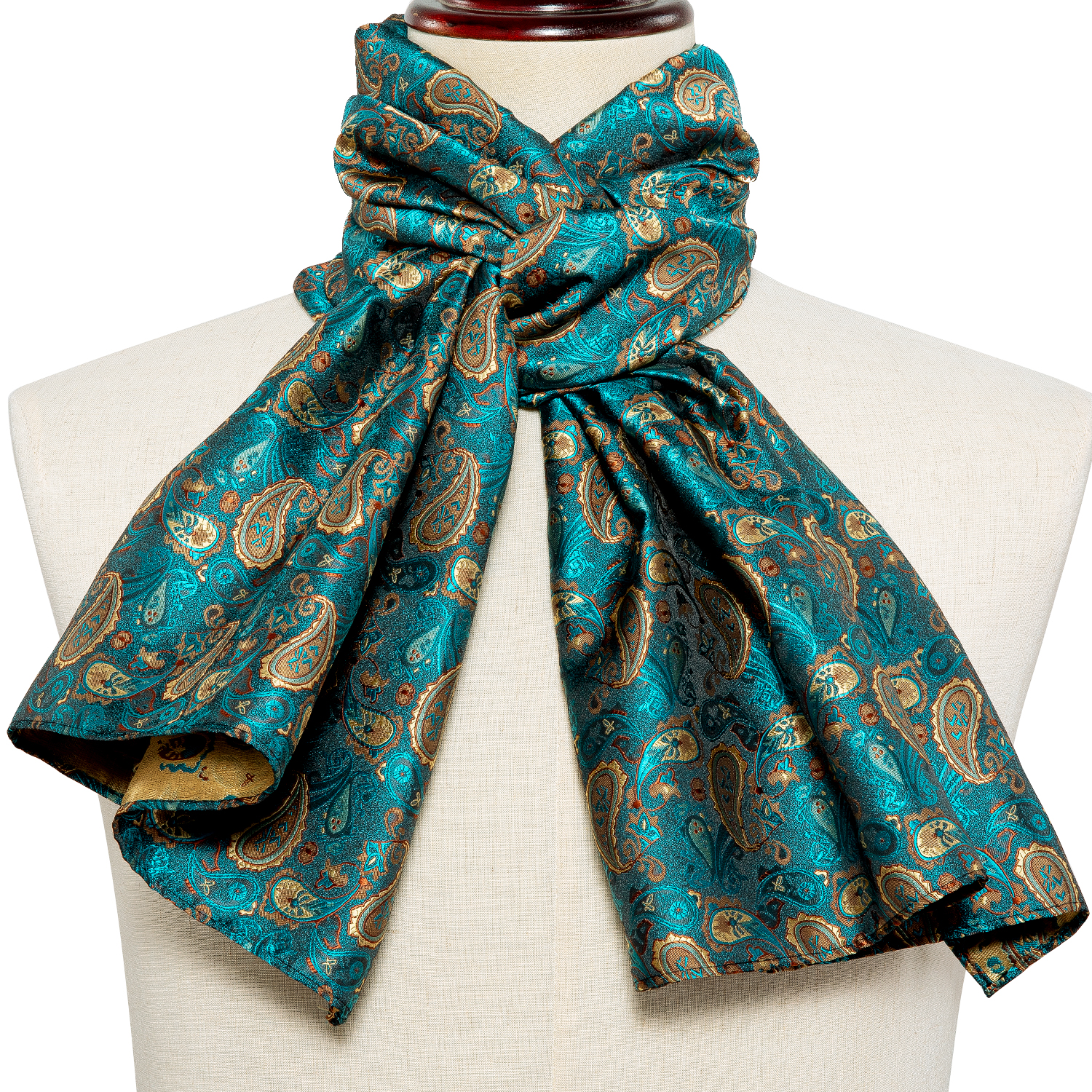 New Fashion Men Scarf Green Ja - Winter Wear Clothes ulasan dan harga