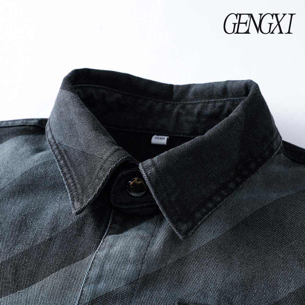 Men's Gradient Striped Design  - Winter Clothing Vintage ulasan dan harga