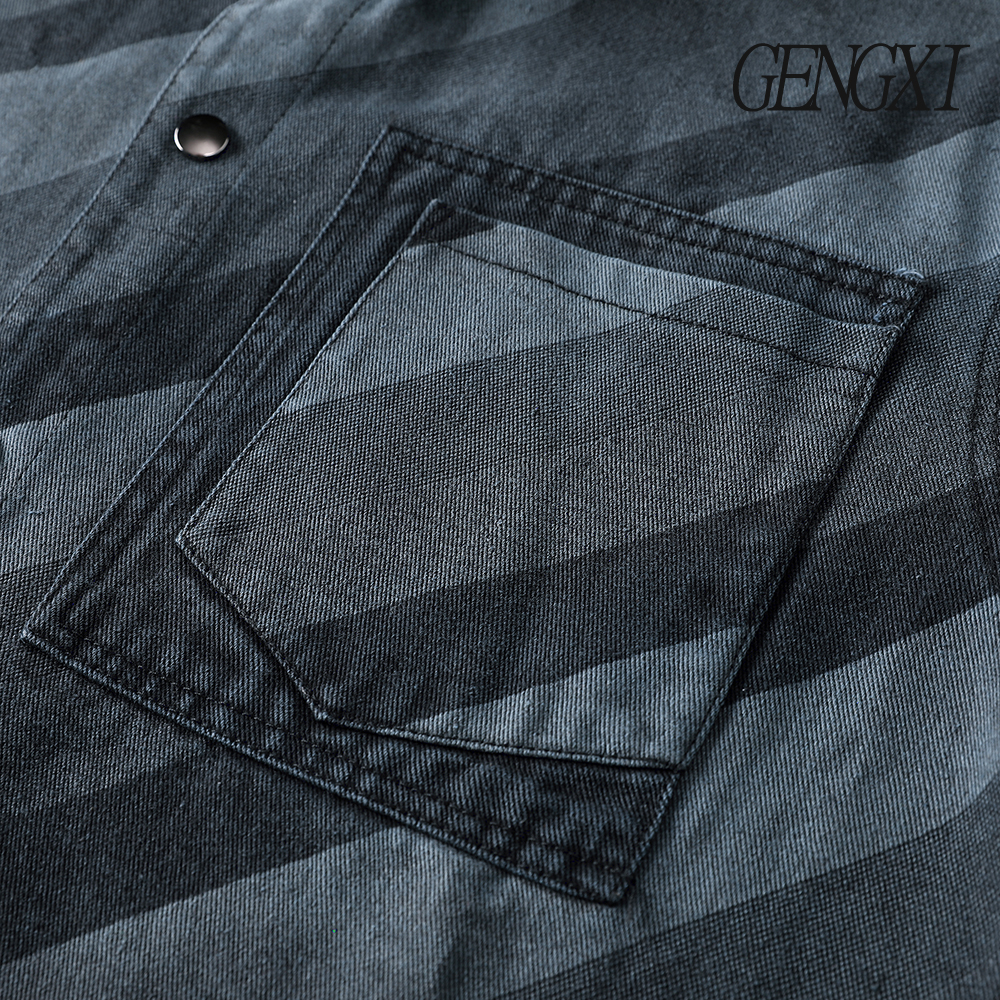 Men's Gradient Striped Design  - Winter Clothing Vintage ulasan dan harga
