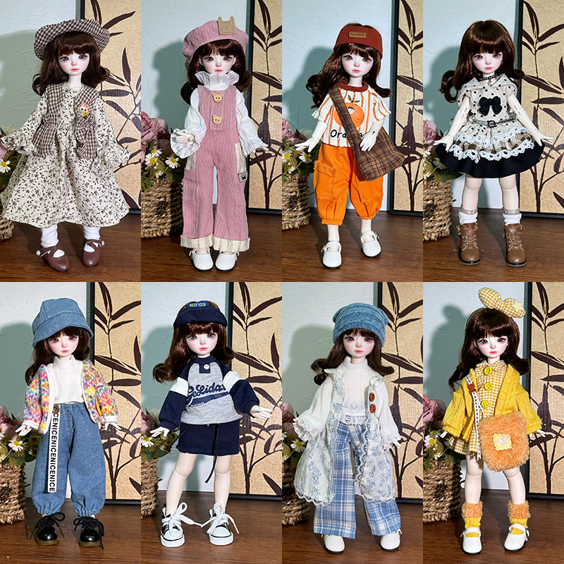 30cm BJD Doll Clothes for Girl - Winter Clothing Items ulasan dan harga