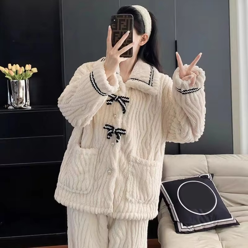 2Pcs/set women's pajamas autum - Winter Clothing For ulasan dan harga
