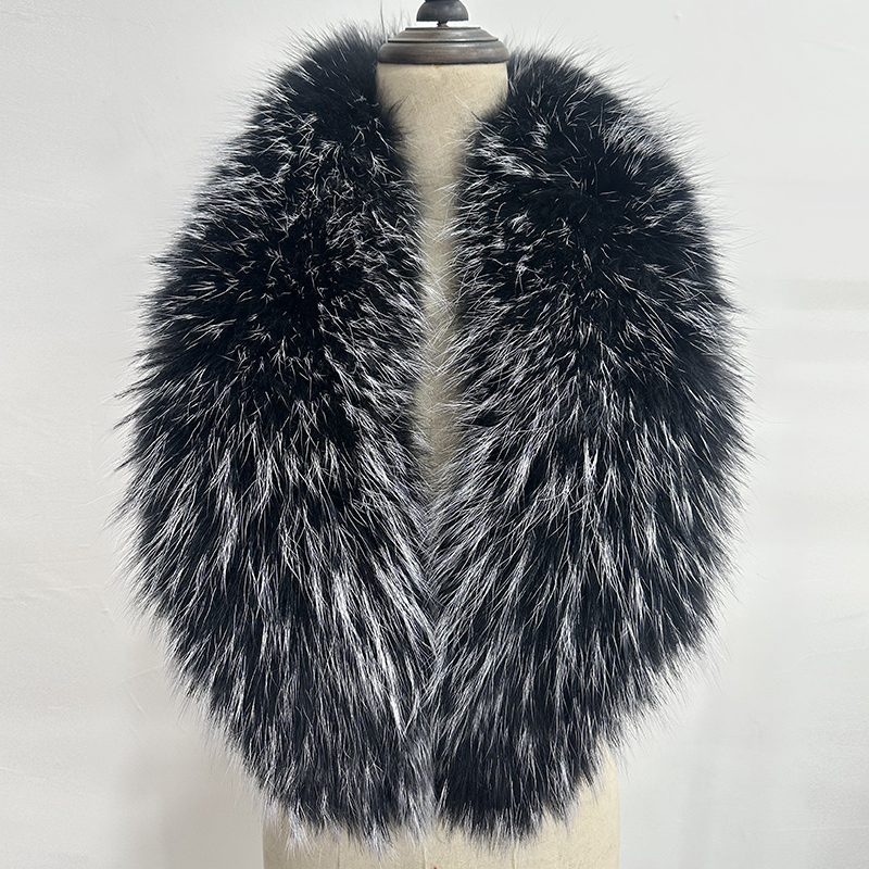 Natural Fur Collar Real raccoo - Winter Clothing Items ulasan dan harga