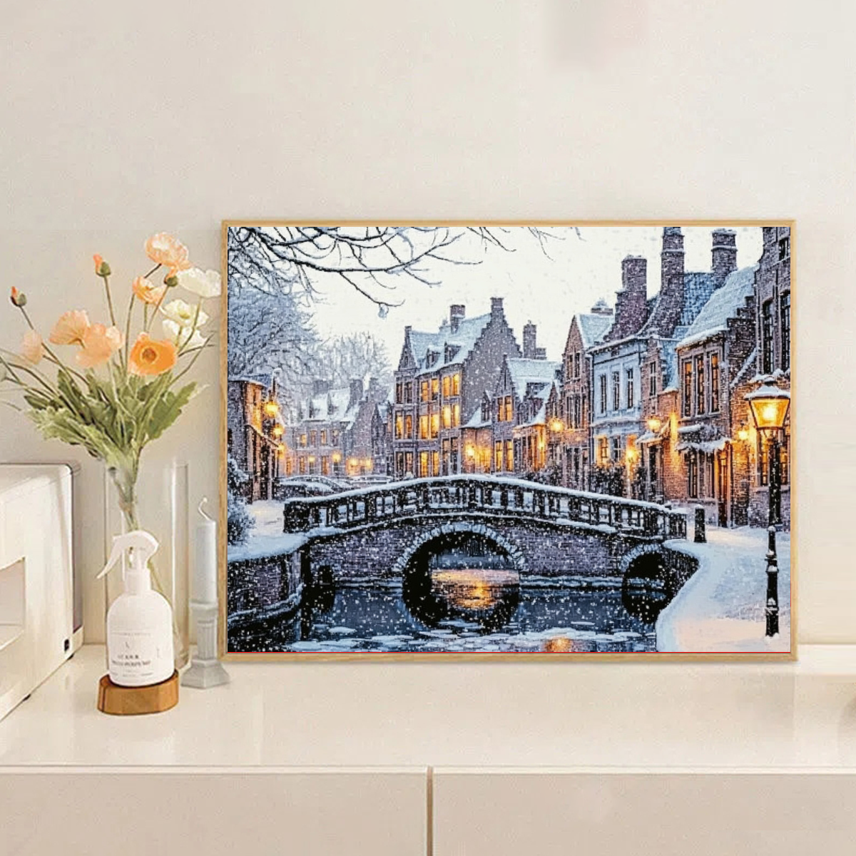 The city in winter 30X40CM/11. - Winter Clothing Pinterest ulasan dan harga