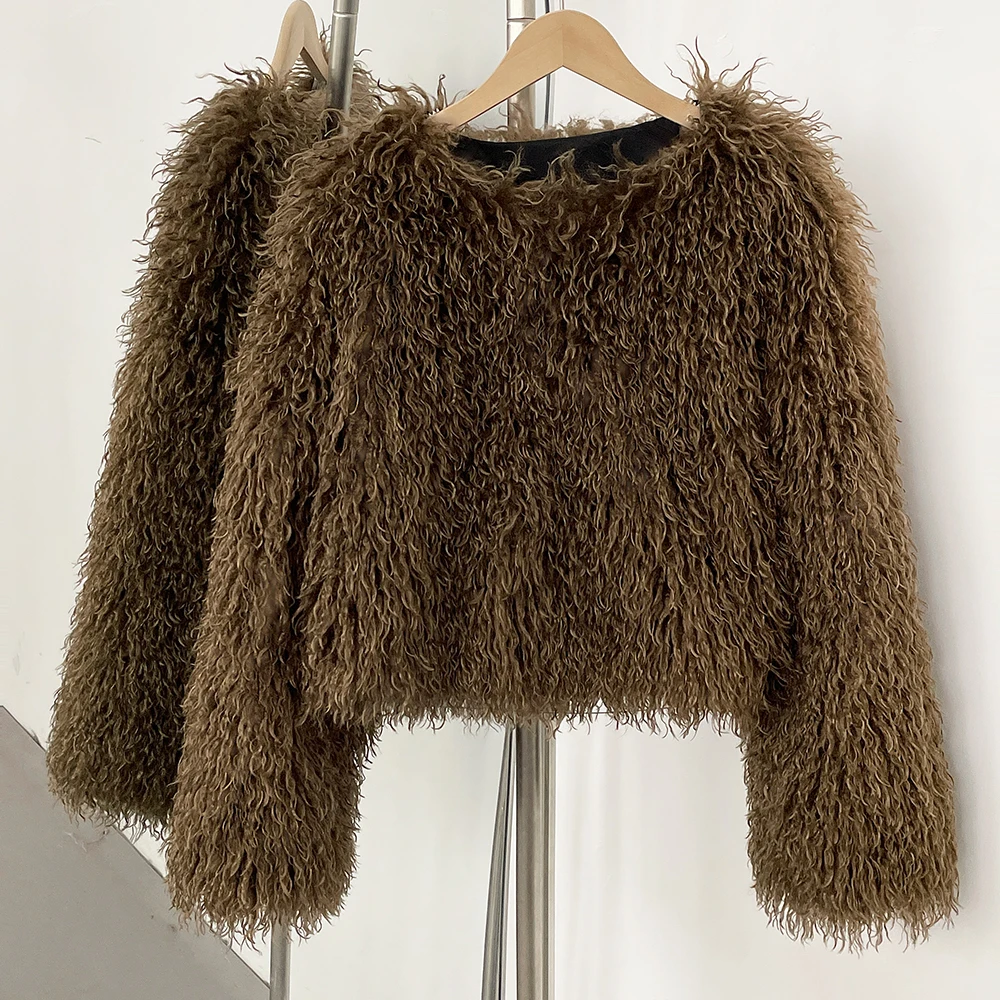 Fur Coat Eco-friendly Winter F - Winter Clothing Manufacturers ulasan dan harga