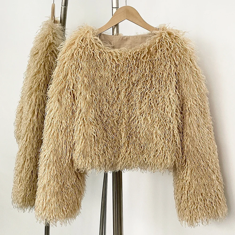 Fur Coat Eco-friendly Winter F - Winter Clothing Manufacturers ulasan dan harga