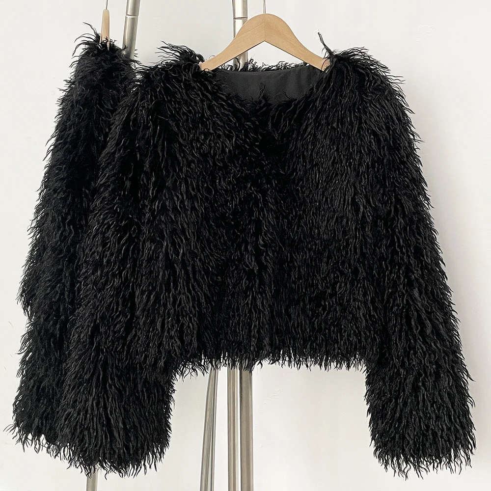 Fur Coat Eco-friendly Winter F - Winter Clothing Manufacturers ulasan dan harga