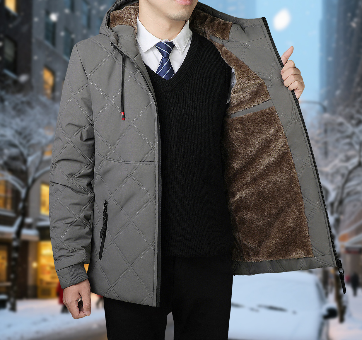 Men's High-quality Mid to Long - Quality Winter Clothing Brand ulasan dan harga