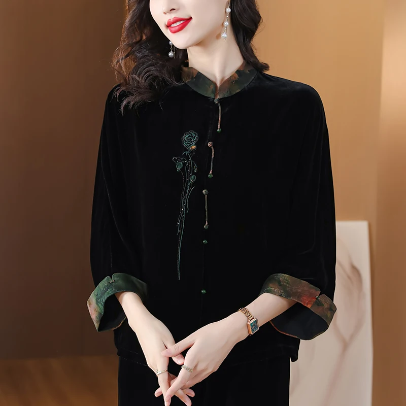 2024 Autumn Winter Elegant Cas - Winter Clothing Vintage ulasan dan harga