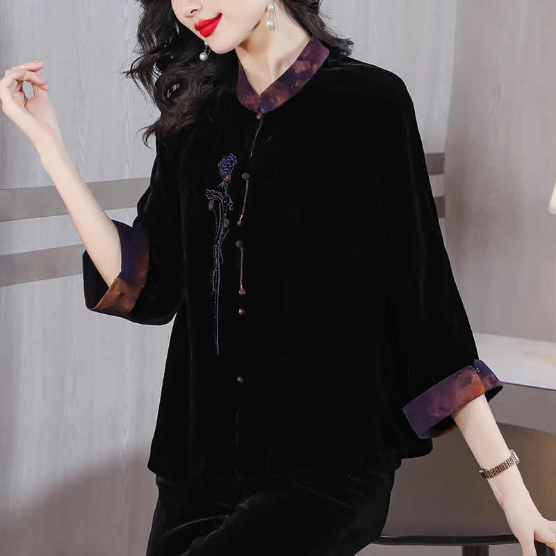 2024 Autumn Winter Elegant Cas - Winter Clothing Vintage ulasan dan harga