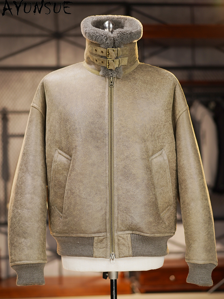 AYUNSUE High-end Natural Fur C - Winter Clothing Matching ulasan dan harga