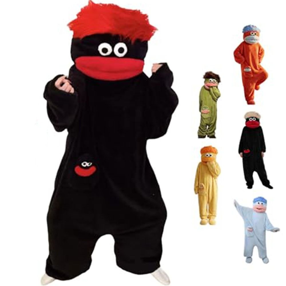 Funny Soft Coral Fleece Big Mo - Fleece Hoodie Lined ulasan dan harga