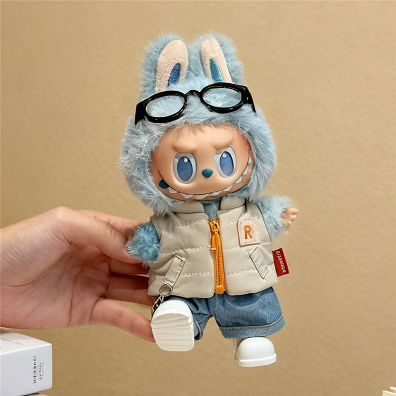 For 15 17cm Labubu Doll Solid  - Winter Clothing Items ulasan dan harga