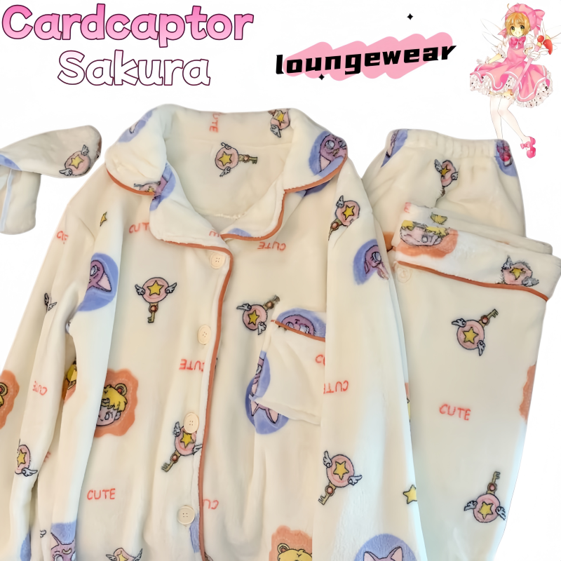 Cardcaptor Sakura Pajamas - Cu - Winter Clothing Items ulasan dan harga