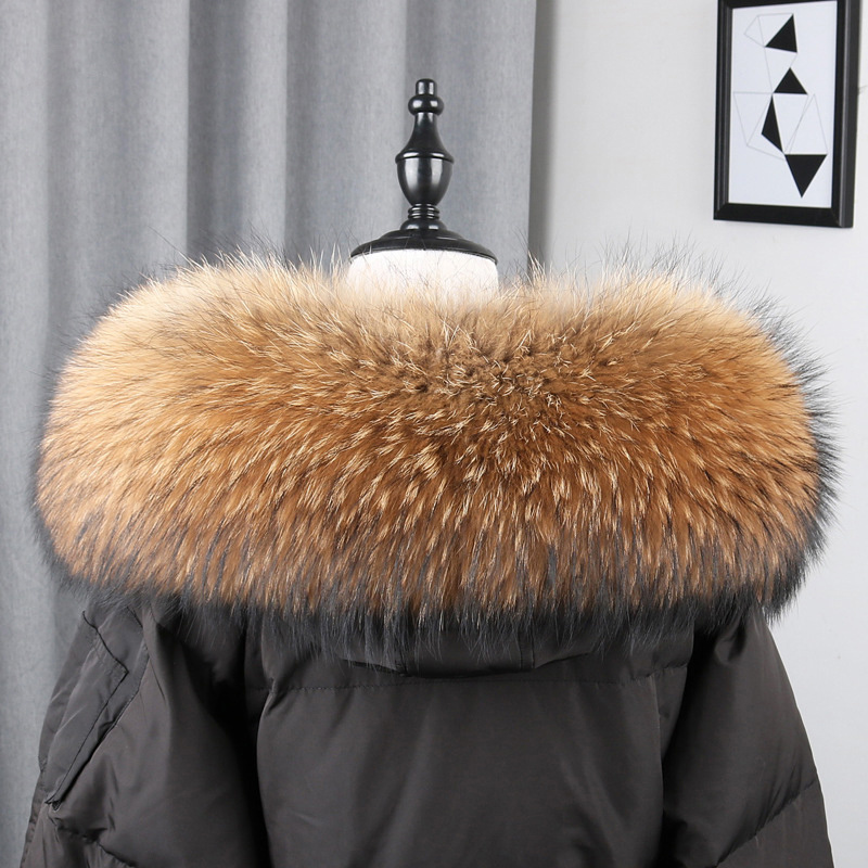 100% Real Fur Collar Coat Wint - Winter Clothing Items ulasan dan harga