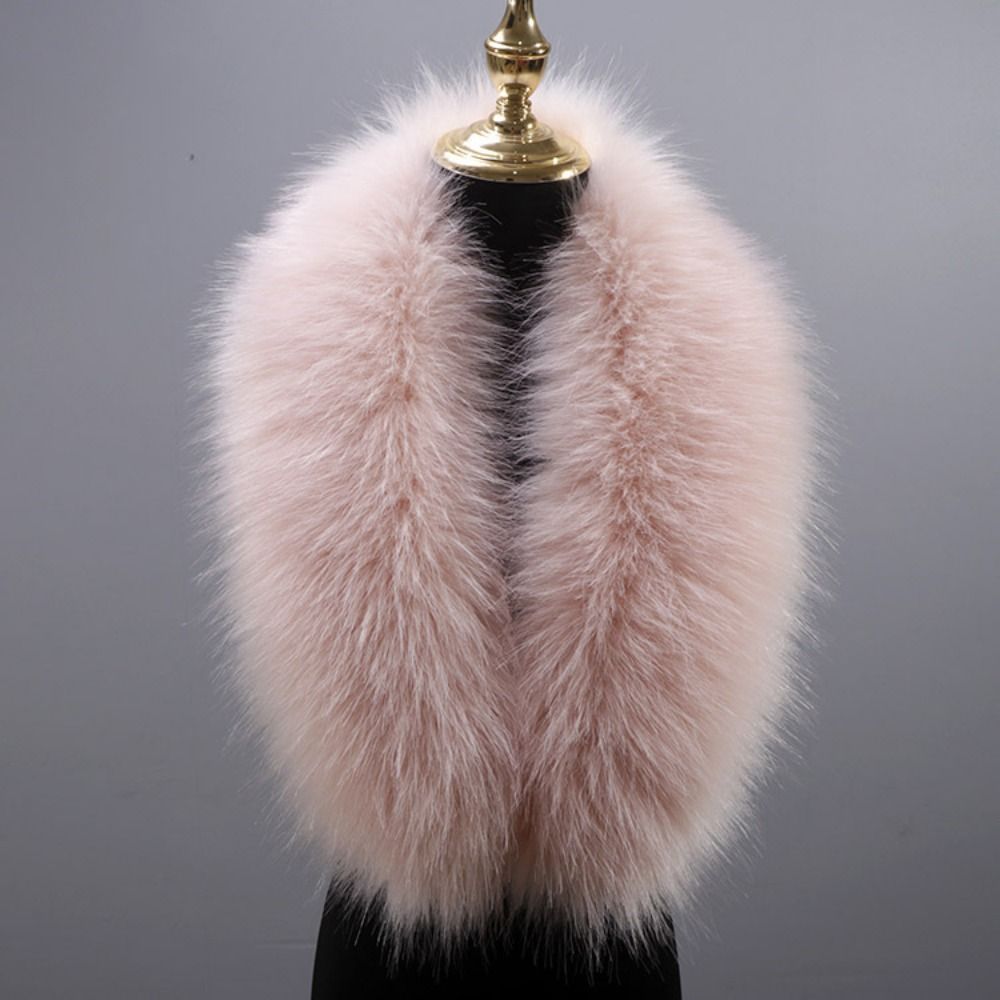 New 80cm Large Faux Fur Collar - Winter Clothing Items ulasan dan harga