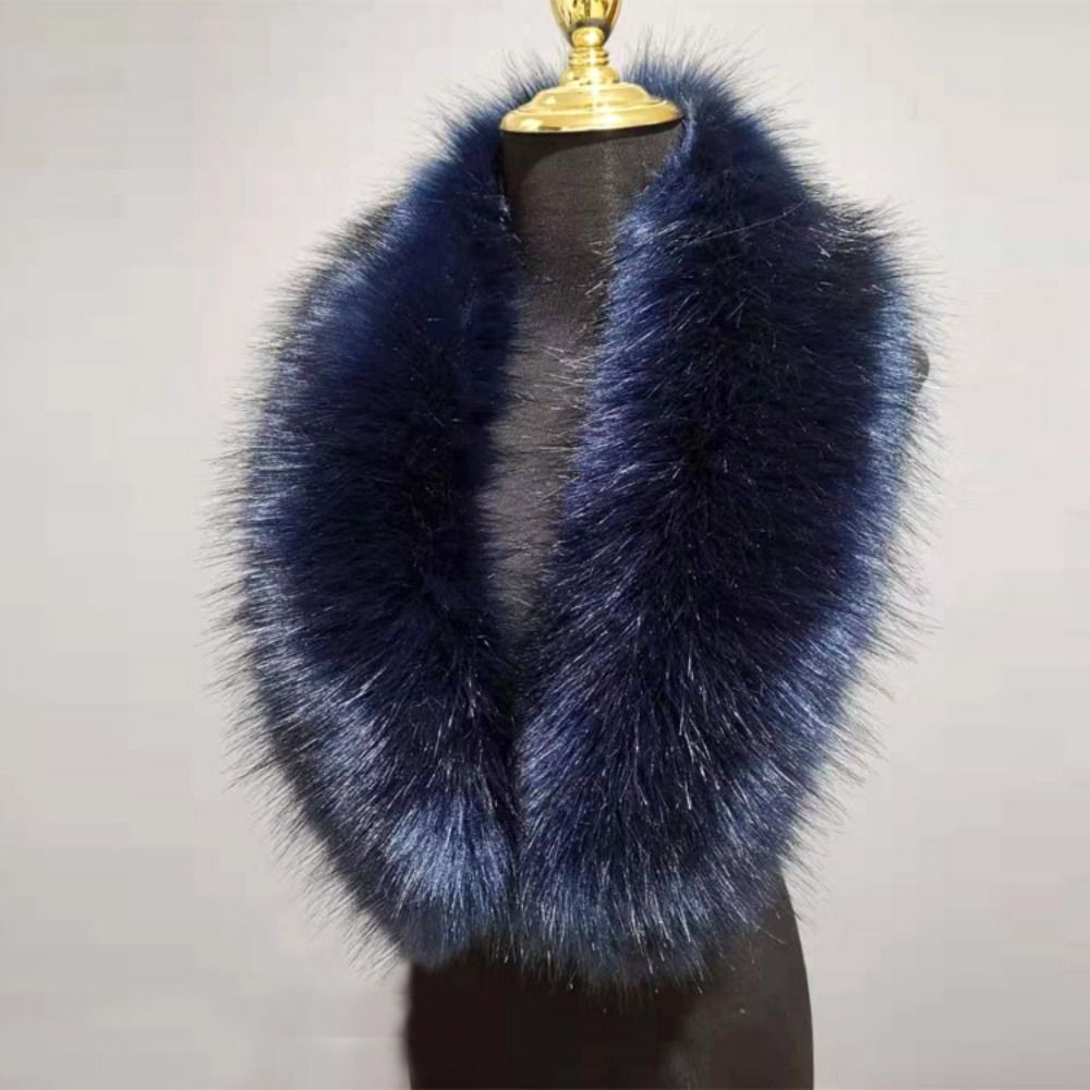 New 80cm Large Faux Fur Collar - Winter Clothing Items ulasan dan harga