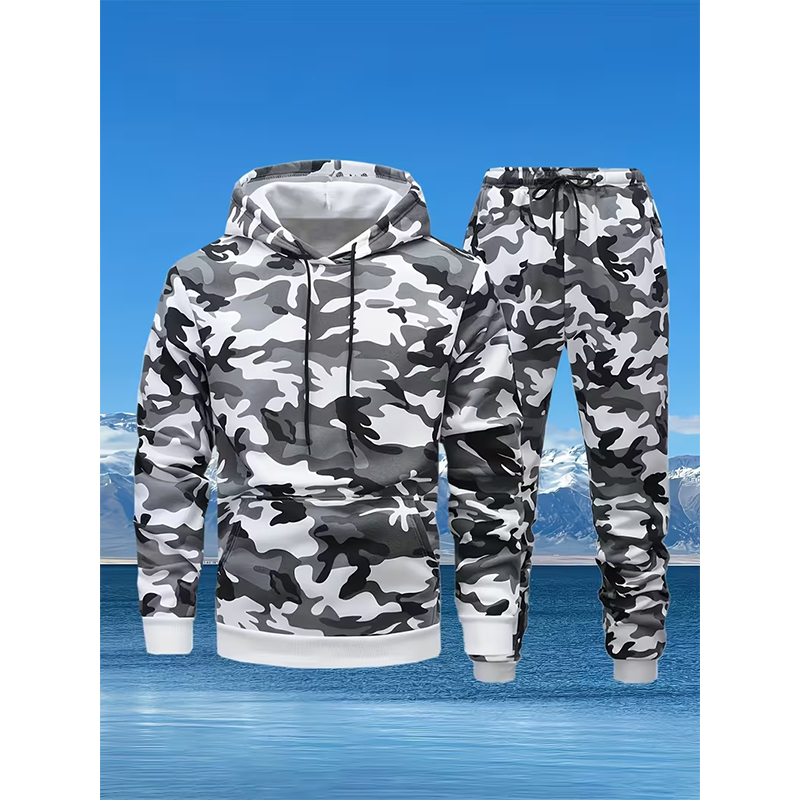Autumn Camouflage 3D Print Hoo - Winter Clothing For ulasan dan harga