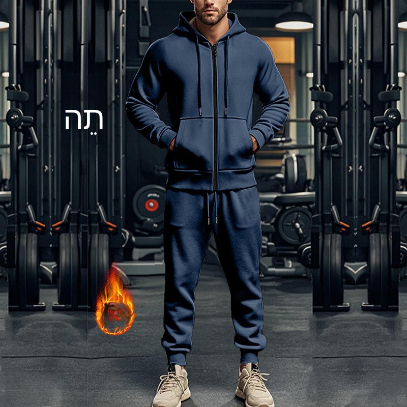 Men's Heavyweight  Color Long  - Fleece Hoodie Lined ulasan dan harga
