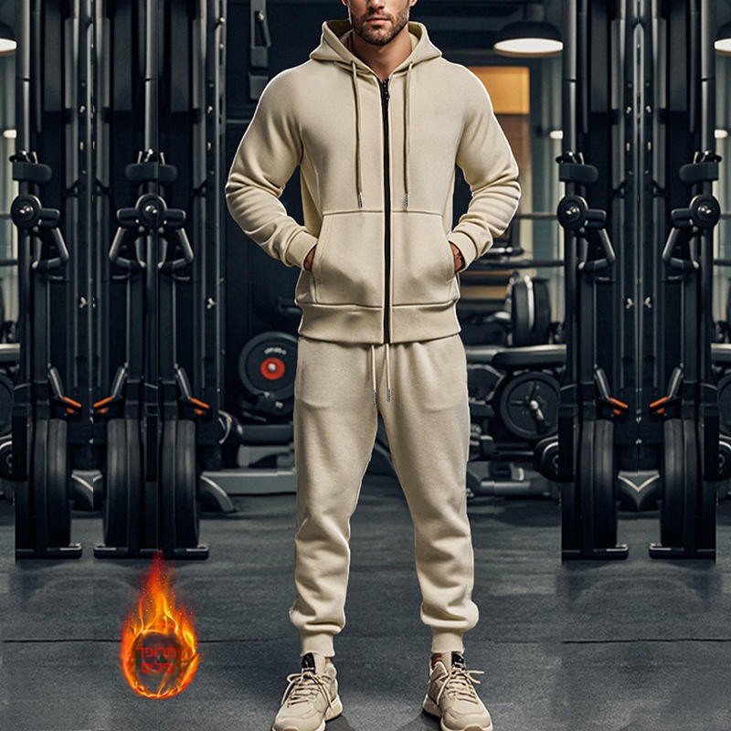 Men's Heavyweight  Color Long  - Fleece Hoodie Lined ulasan dan harga