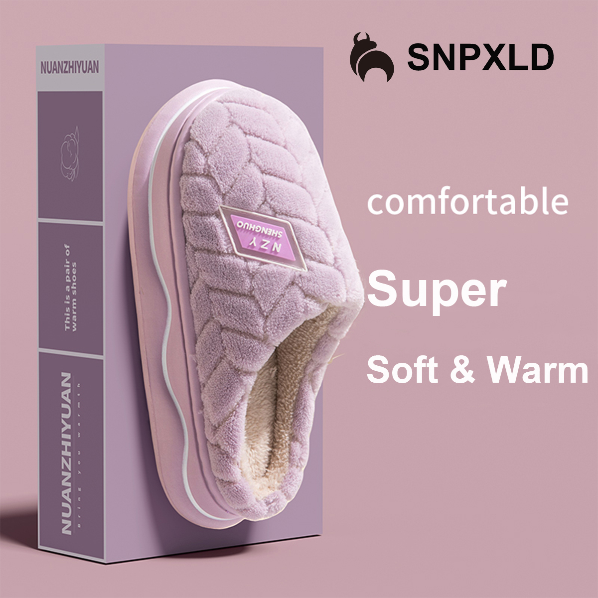 Winter Home Slippers for Women - Winter Clothing Material ulasan dan harga